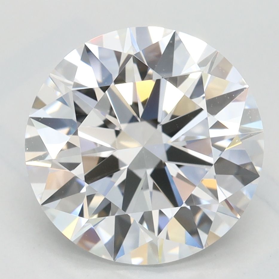 3ct Round F VVS2 Lab-Grown Diamond