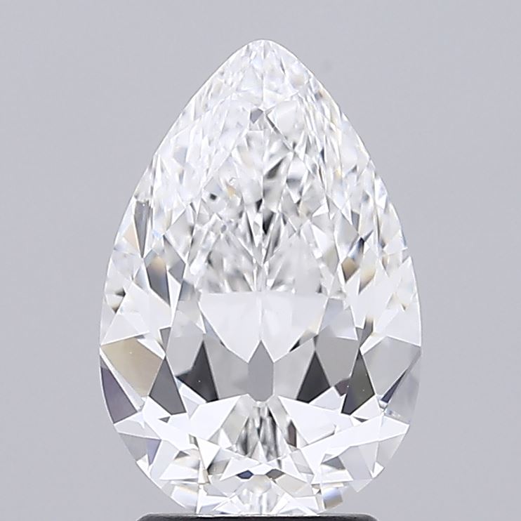 3.08ct Pear E VVS2 Lab-Grown Diamond