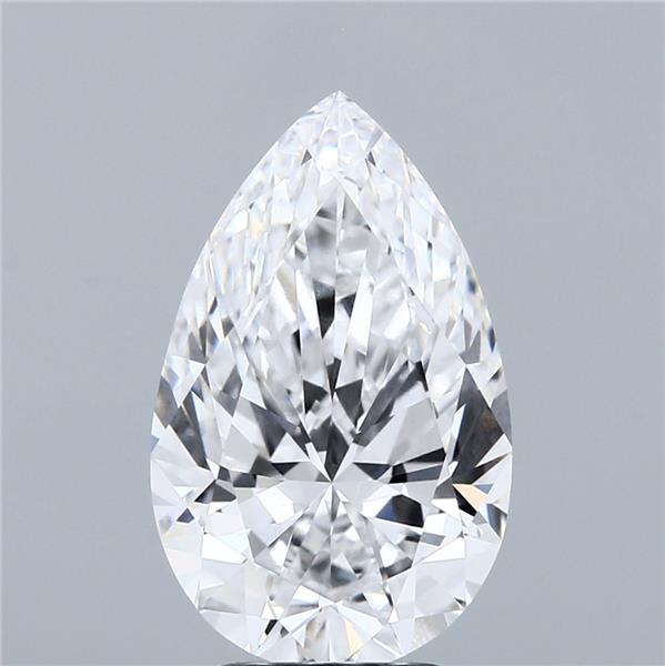 3.78ct Pear D VVS2 Lab-Grown Diamond