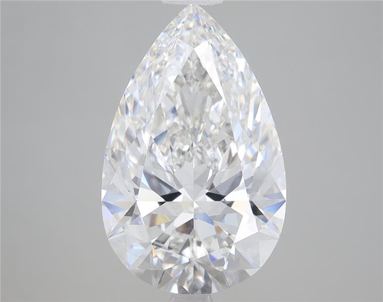 3.7ct Pear F VS1 Lab-Grown Diamond