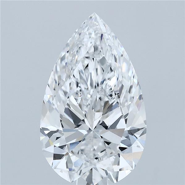 3.06ct Pear D VVS2 Lab-Grown Diamond