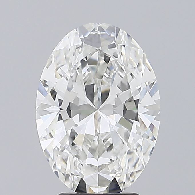 4.11ct Oval F VVS2 Lab-Grown Diamond