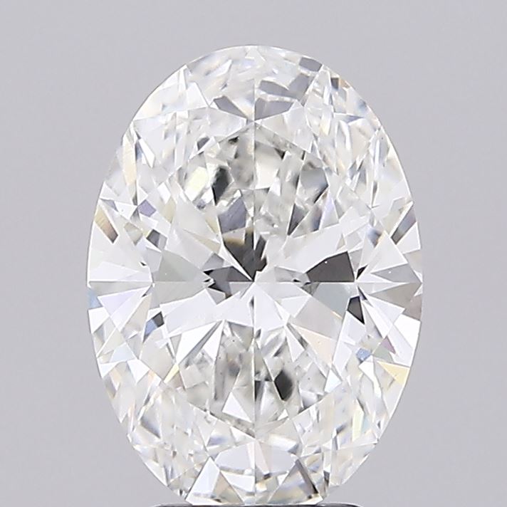 3.06ct Oval F VVS2 Lab-Grown Diamond