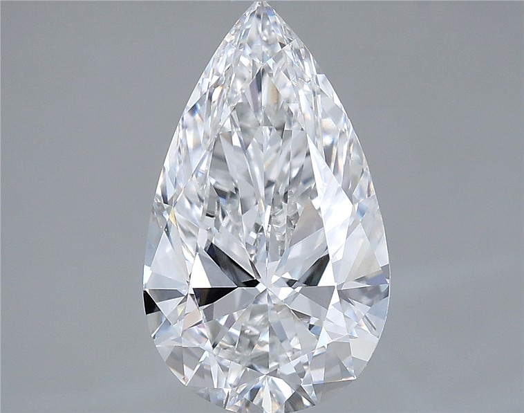 3.09ct Pear D VVS2 Lab-Grown Diamond
