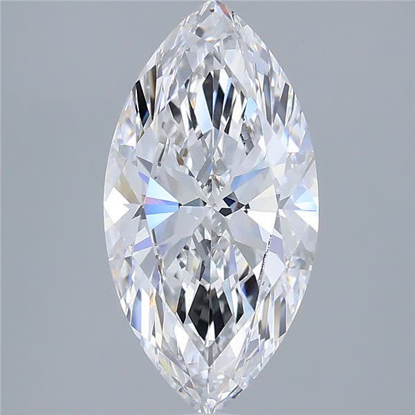 2.5ct Marquise D VVS2 Lab-Grown Diamond