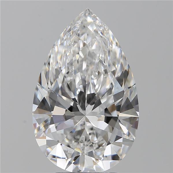 4.05ct Pear E VVS2 Lab-Grown Diamond