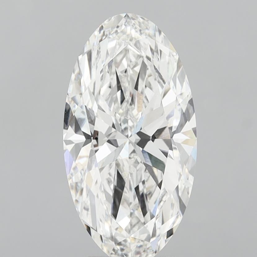 5.11ct Moval F VVS2 Lab-Grown Diamond