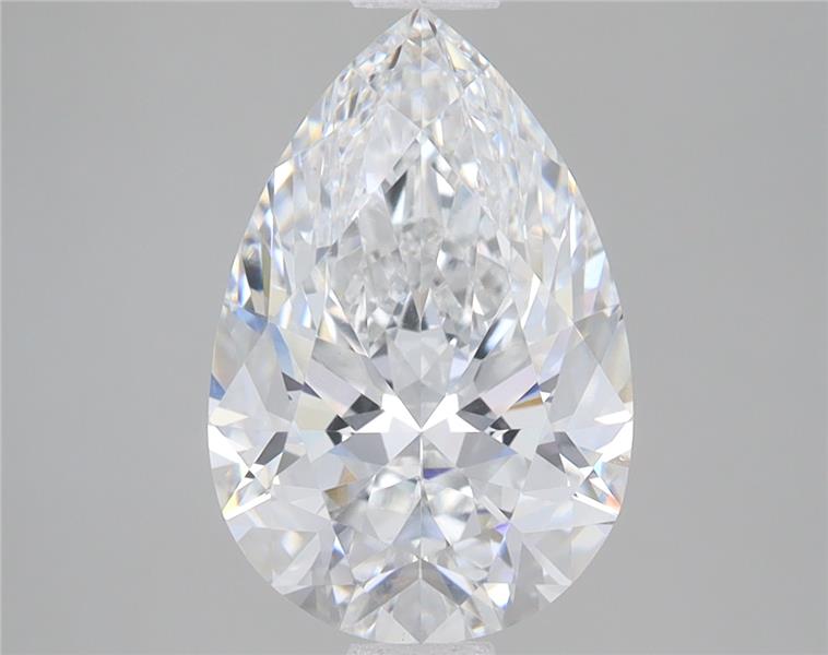 3.37ct Pear D VVS2 Lab-Grown Diamond