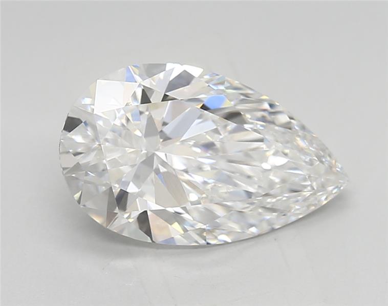 3.08ct Pear E VVS1 Lab-Grown Diamond