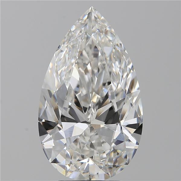 4.02ct Pear F VVS2 Lab-Grown Diamond