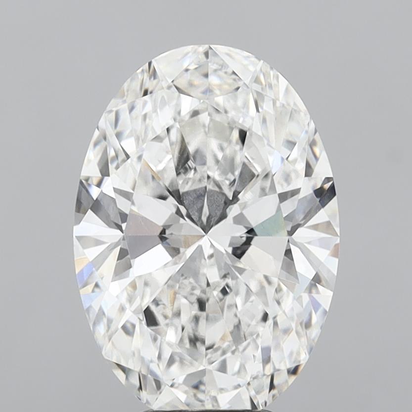 6.07ct Oval F VVS2 Lab-Grown Diamond
