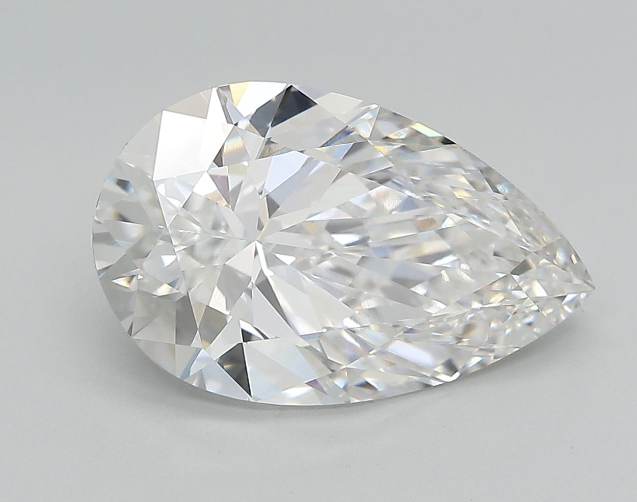4.18ct Pear F VVS1 Lab-Grown Diamond