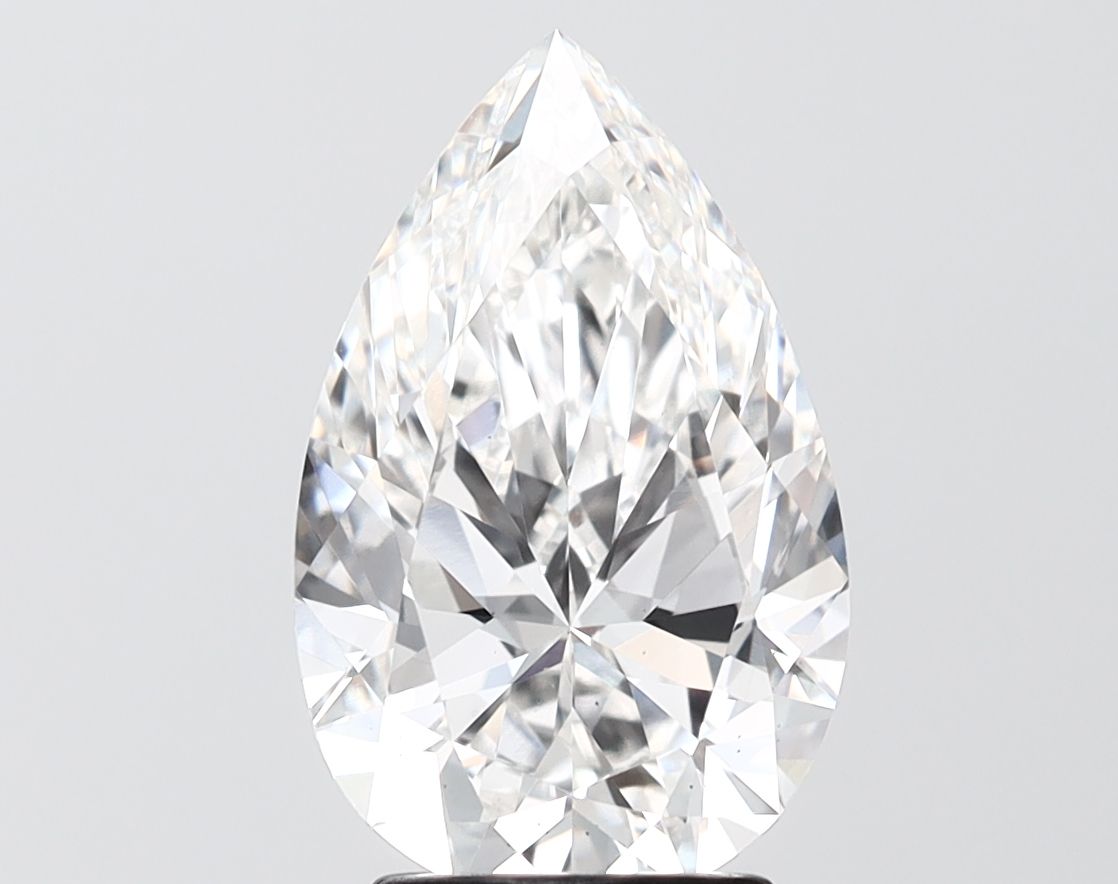 3.17ct Pear F VS2 Lab-Grown Diamond