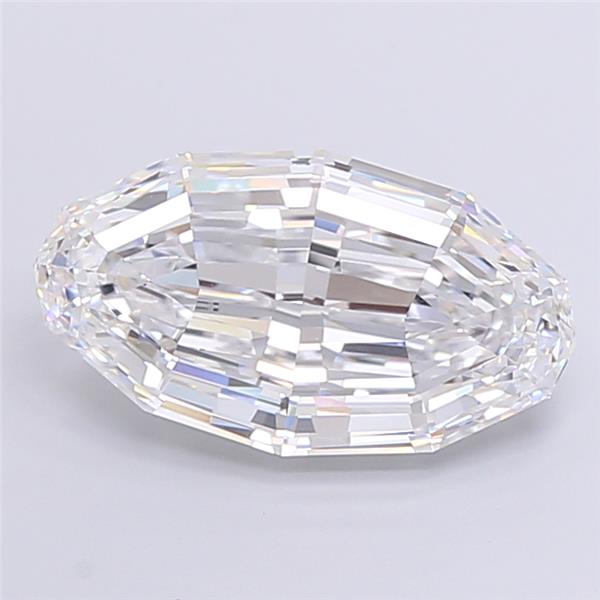 5.6ct Oval D VVS2 Lab-Grown Diamond