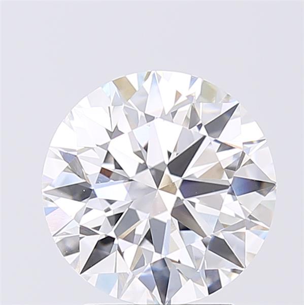 3.08ct Round D VVS2 Lab-Grown Diamond