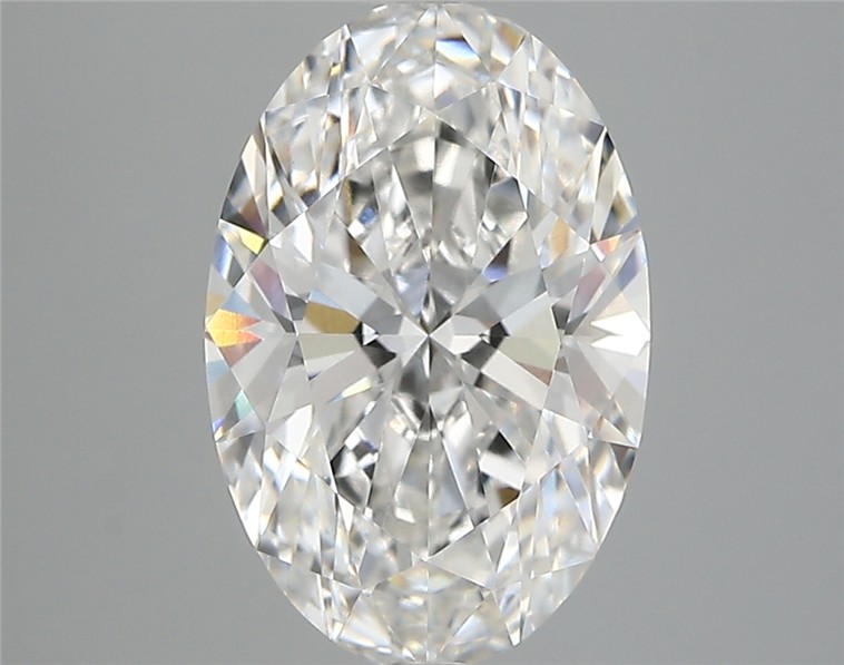 3.17ct Oval F VVS2 Lab-Grown Diamond