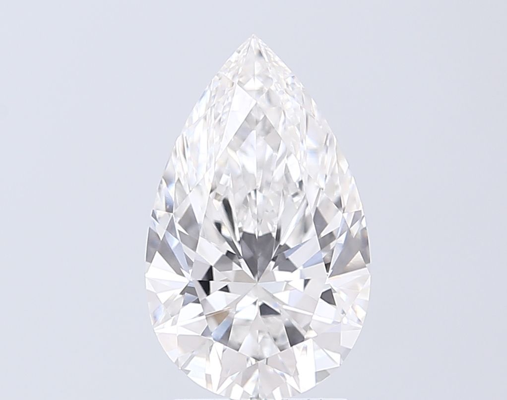3.08ct Pear E VVS2 Lab-Grown Diamond