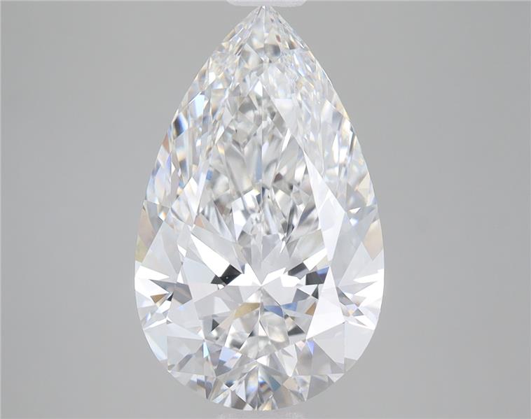 4.09ct Pear F VVS2 Lab-Grown Diamond