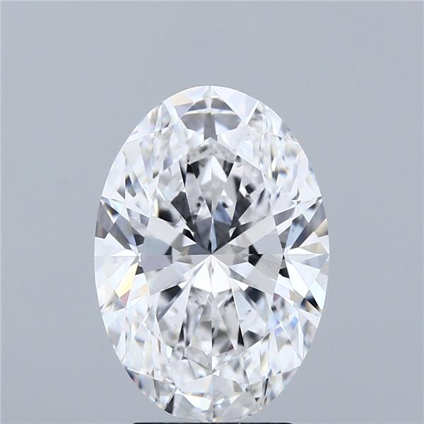 3.83ct Oval D VVS2 Lab-Grown Diamond