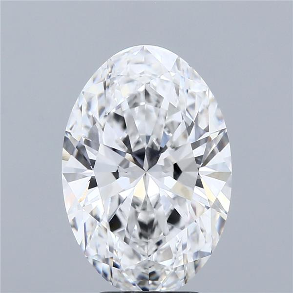 3.78ct Oval D VVS2 Lab-Grown Diamond