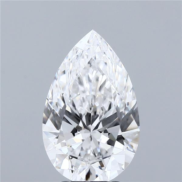 3.4ct Pear D VVS2 Lab-Grown Diamond