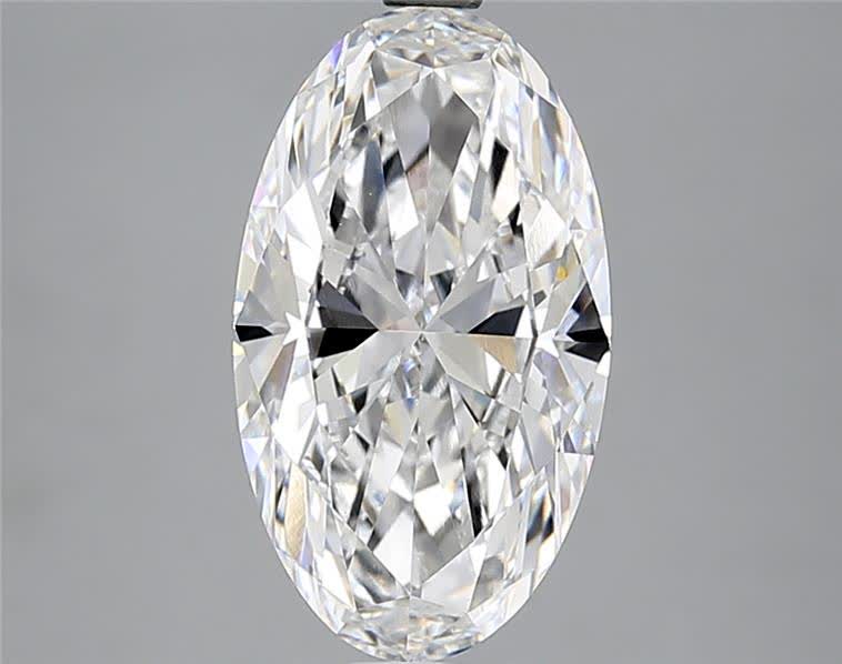 3.11ct Moval D VVS2 Lab-Grown Diamond