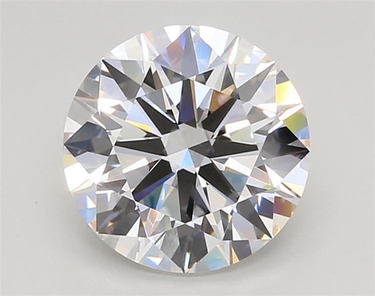 3ct Round F VVS2 Lab-Grown Diamond