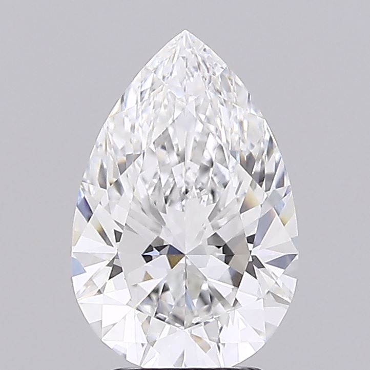 3.08ct Pear E VVS1 Lab-Grown Diamond