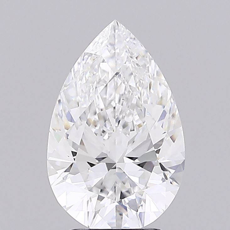 3.08ct Pear E VVS2 Lab-Grown Diamond