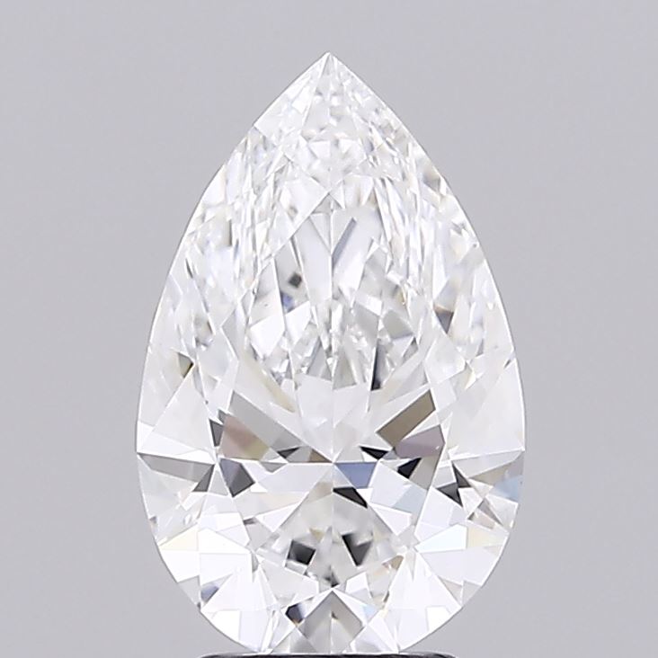 3.06ct Pear E VVS2 Lab-Grown Diamond