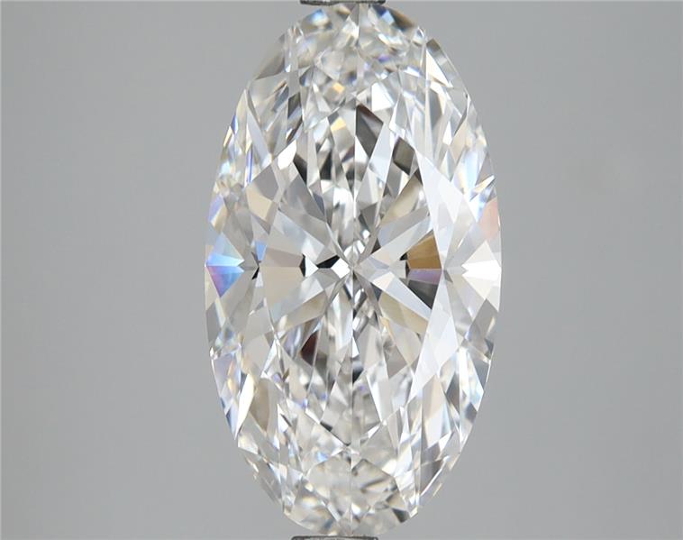 3.09ct Moval D VVS2 Lab-Grown Diamond