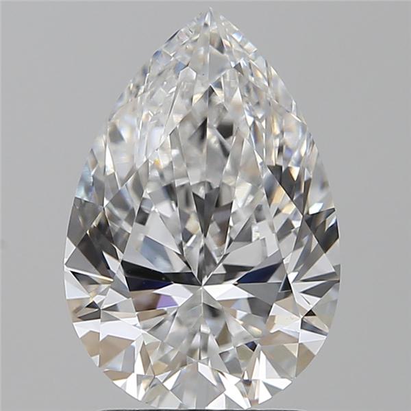2.02ct Pear D VVS2 Lab-Grown Diamond