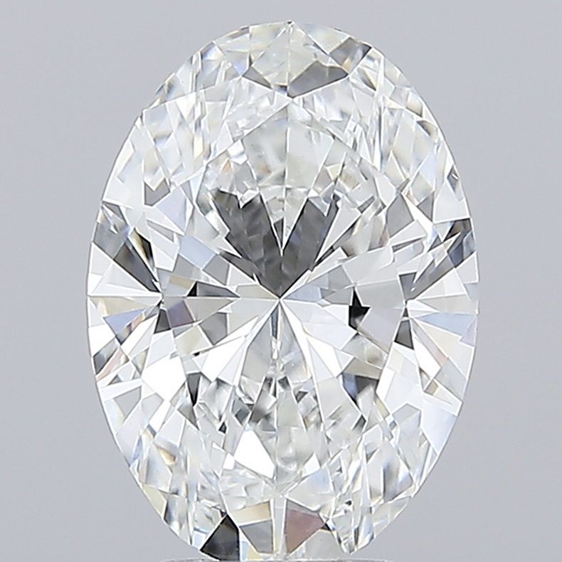 5.26ct Oval F VVS2 Lab-Grown Diamond