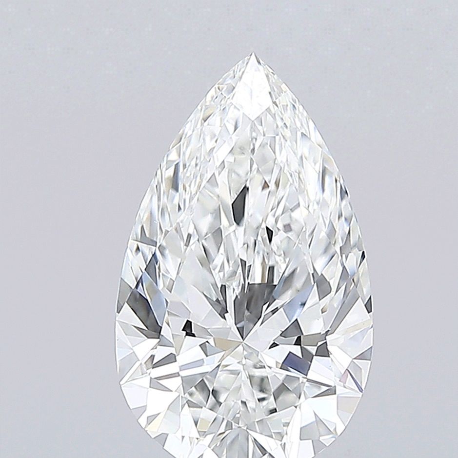 5.09ct Pear F VVS2 Lab-Grown Diamond