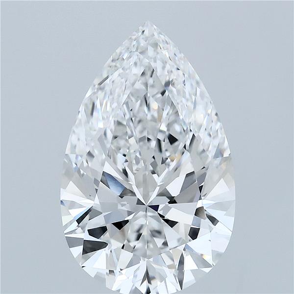 4.08ct Pear D VVS2 Lab-Grown Diamond