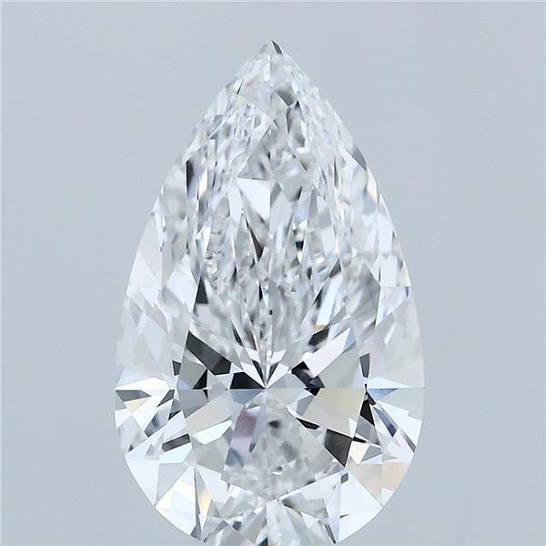 3.06ct Pear D VVS2 Lab-Grown Diamond