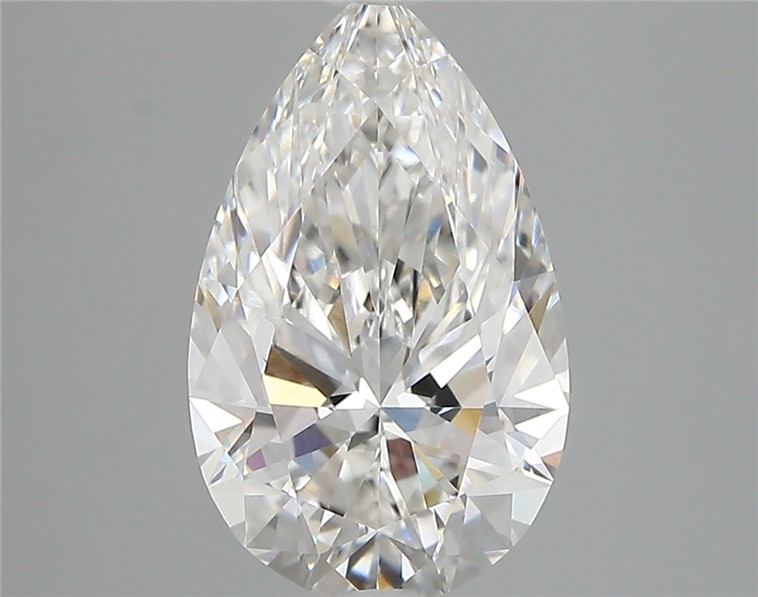 2.77ct Pear F VVS2 Lab-Grown Diamond