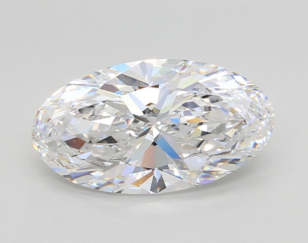 3.02ct Oval D VVS2 Lab-Grown Diamond