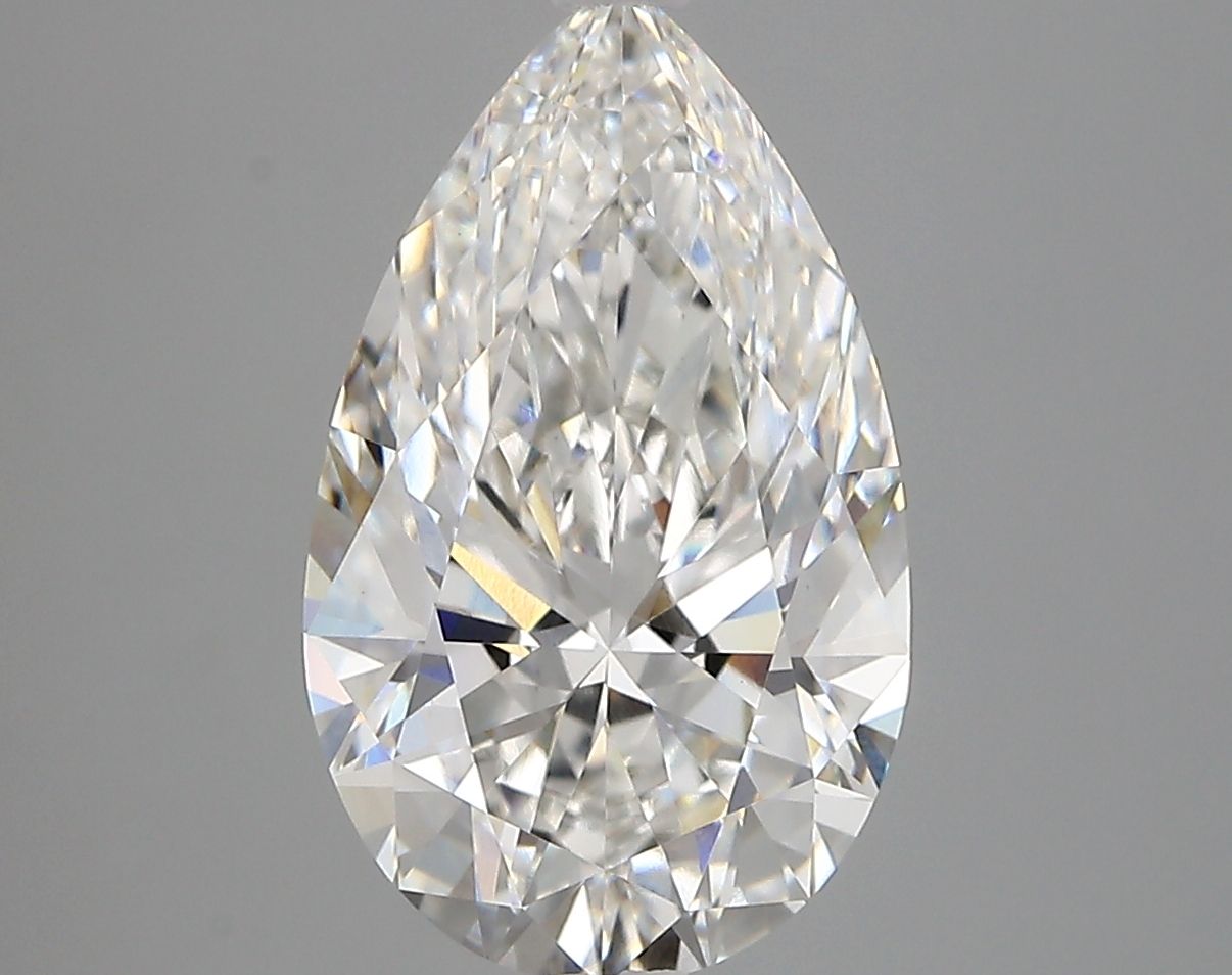 3.74ct Pear F VVS2 Lab-Grown Diamond