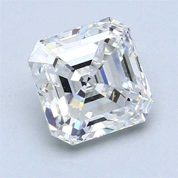 1.62ct Asscher F VS2 Natural Diamond