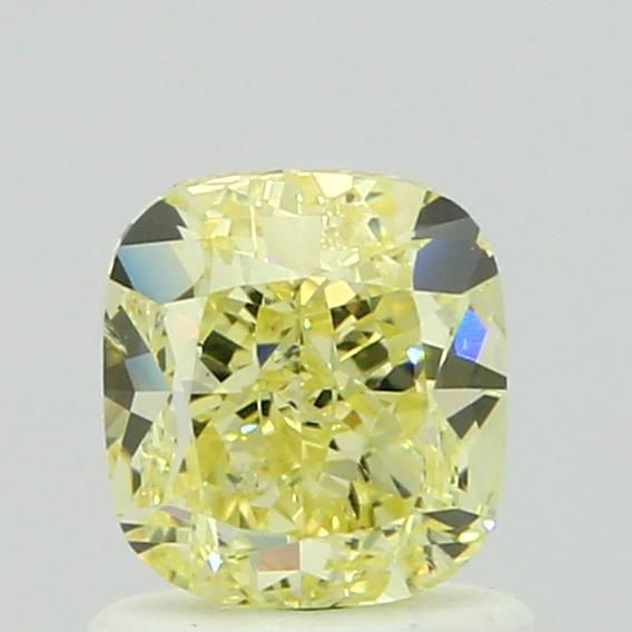 1.02ct Fancy Yellow Cushion Natural Diamond