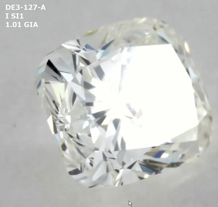 1.01ct Cushion I SI1 Natural Diamond