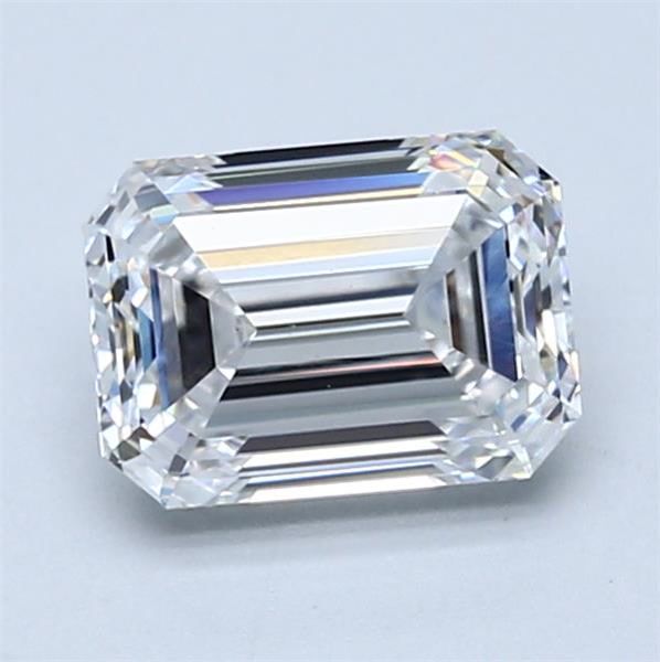 1.7ct Emerald E VS1 Natural Diamond