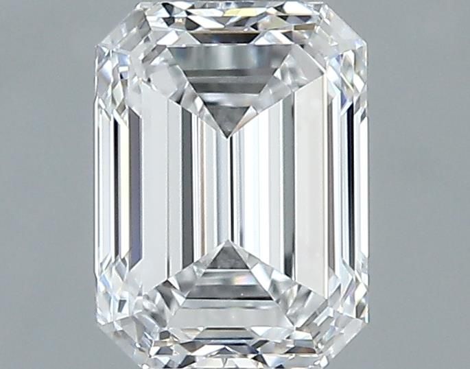 1ct Emerald D VVS2 Natural Diamond