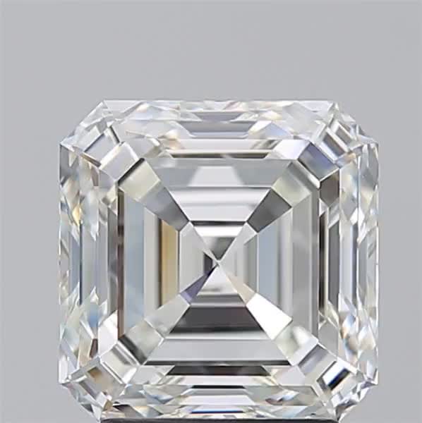 3.03ct Asscher I VS2 Natural Diamond