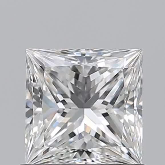 0.81ct Princess F VVS1 Natural Diamond