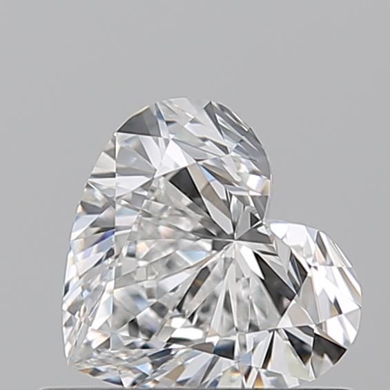 0.62ct Heart F IF Natural Diamond
