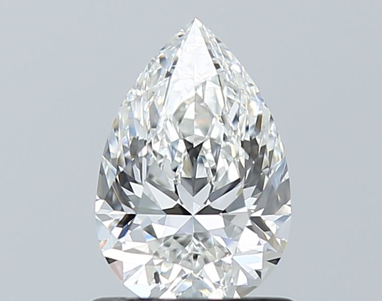 1ct Pear F VVS2 Natural Diamond