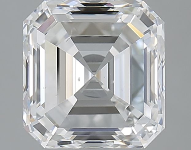 3ct Asscher F SI1 Natural Diamond
