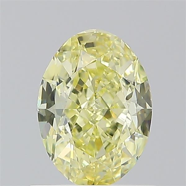 1.01ct Fancy Yellow Oval Natural Diamond